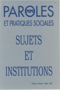 Sujets et Institutions