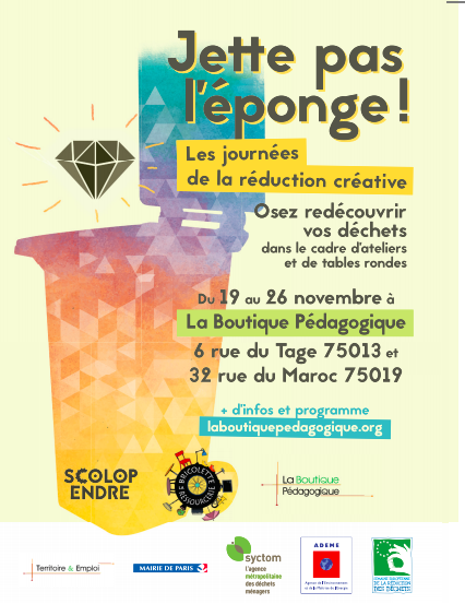 Semaine européenne de la réduction des déchets – 19 au 26 Novembre à Paris