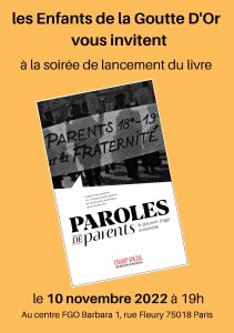 Les Enfants De La Goute D'or Vous Invite