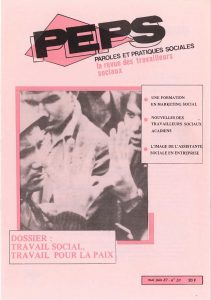 Travail social, travail pour la paix